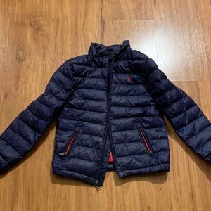 Polo by Ralph Lauren Dark Blue Kids Puffer Jacket (size 8)